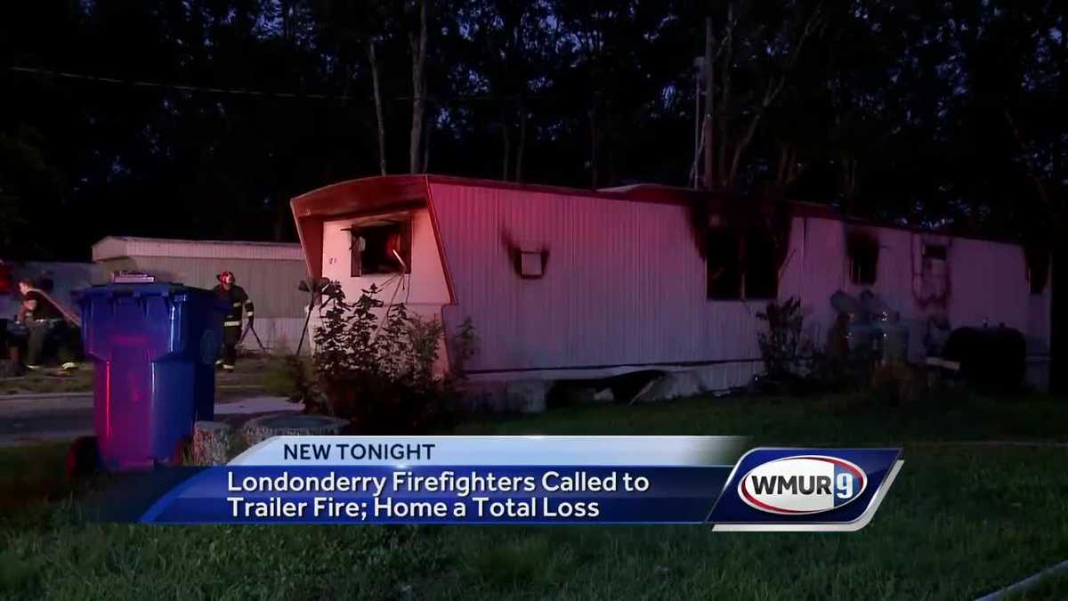 Trailer a total loss after fire in Londonderry