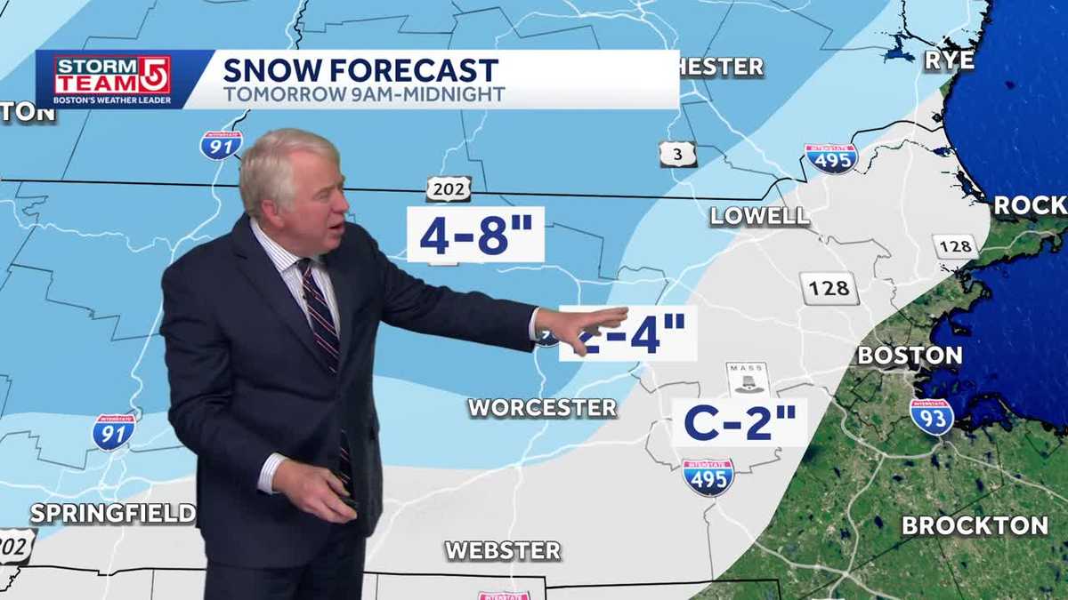 Video: How much snow, slushy mess you can expect