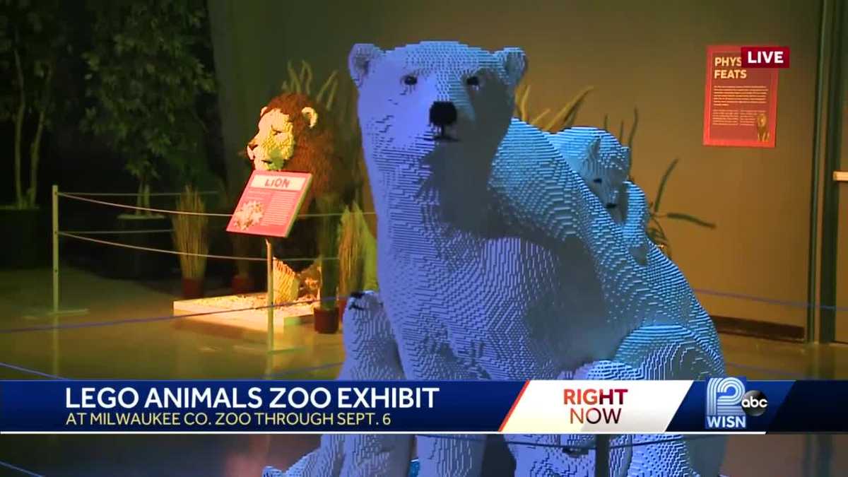 Milwaukee County Zoo unveils LEGO animals exhibit