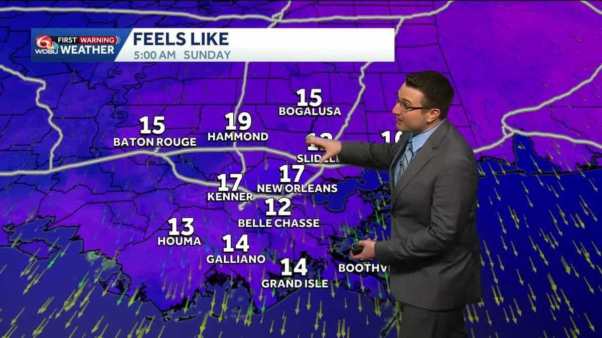 Another cold day Sunday before warming up early next week