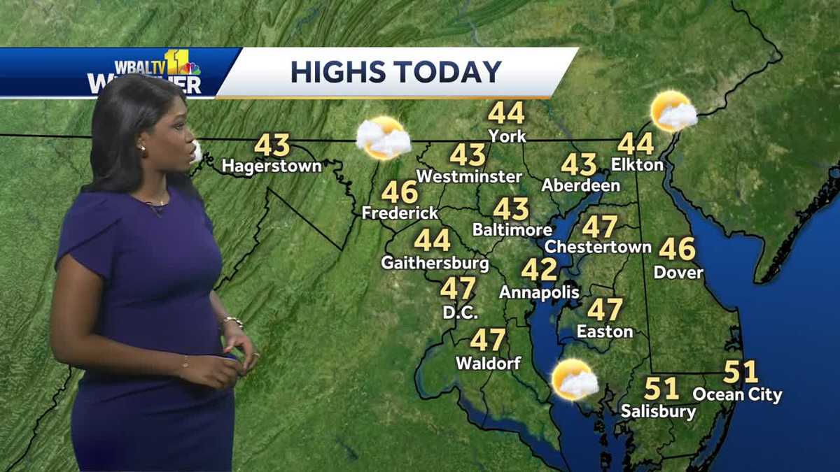 Cloudy and cold for Friday with wet, warmer weekend ahead