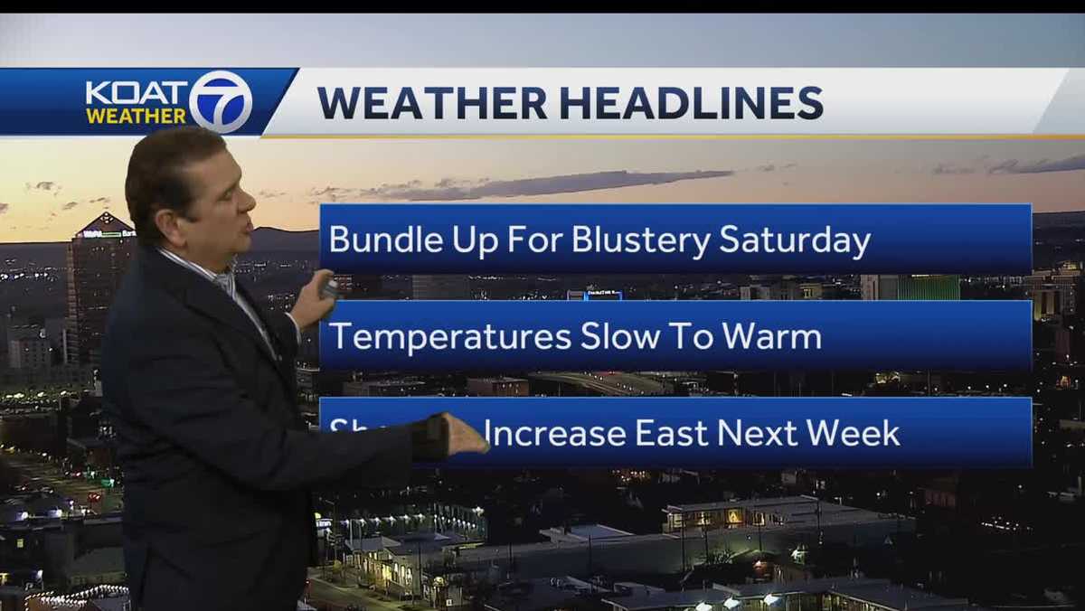 Cold weekend before slight warmup