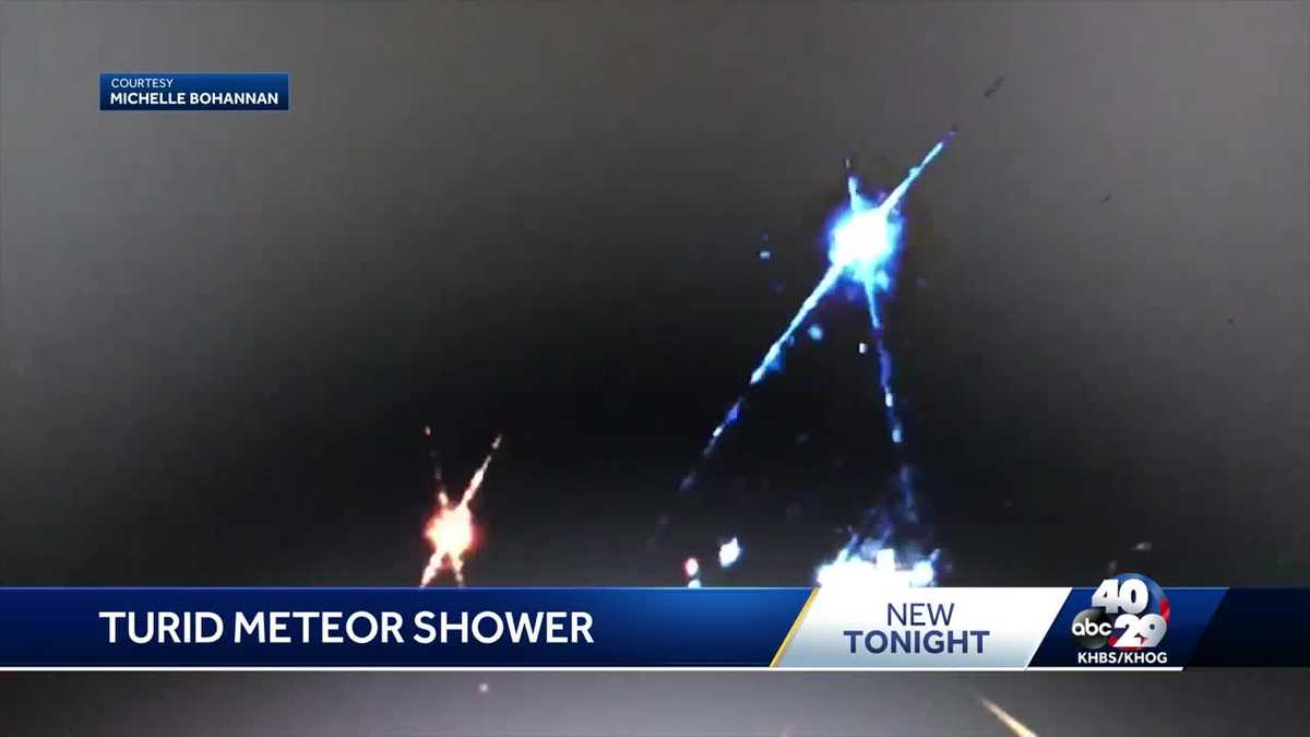 Turid Meteor Shower seen across Northwest Arkansas