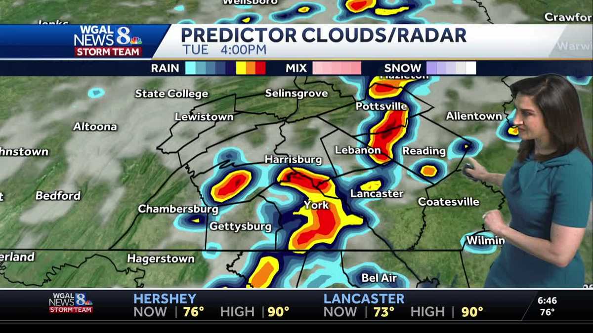 IMPACT: Scattered strong storms, heavy rain possible
