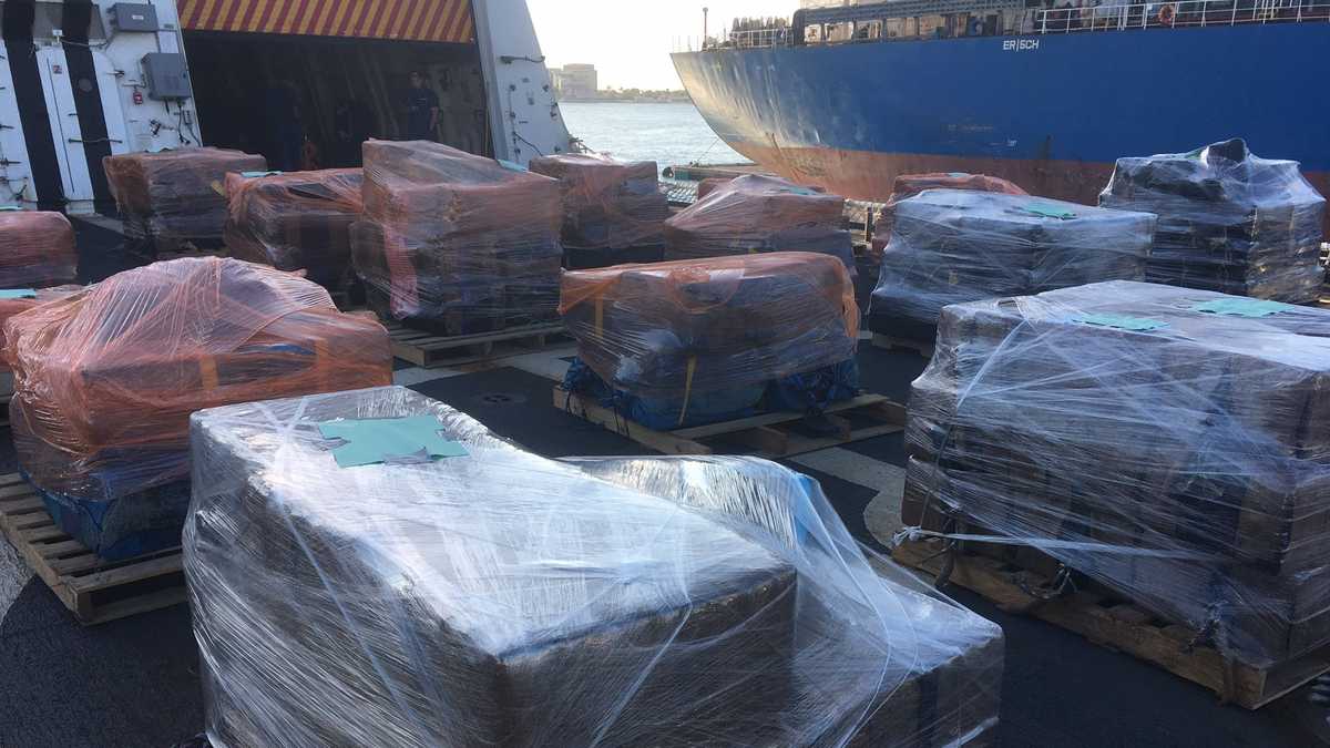 16 tons of cocaine seized by Coast Guard