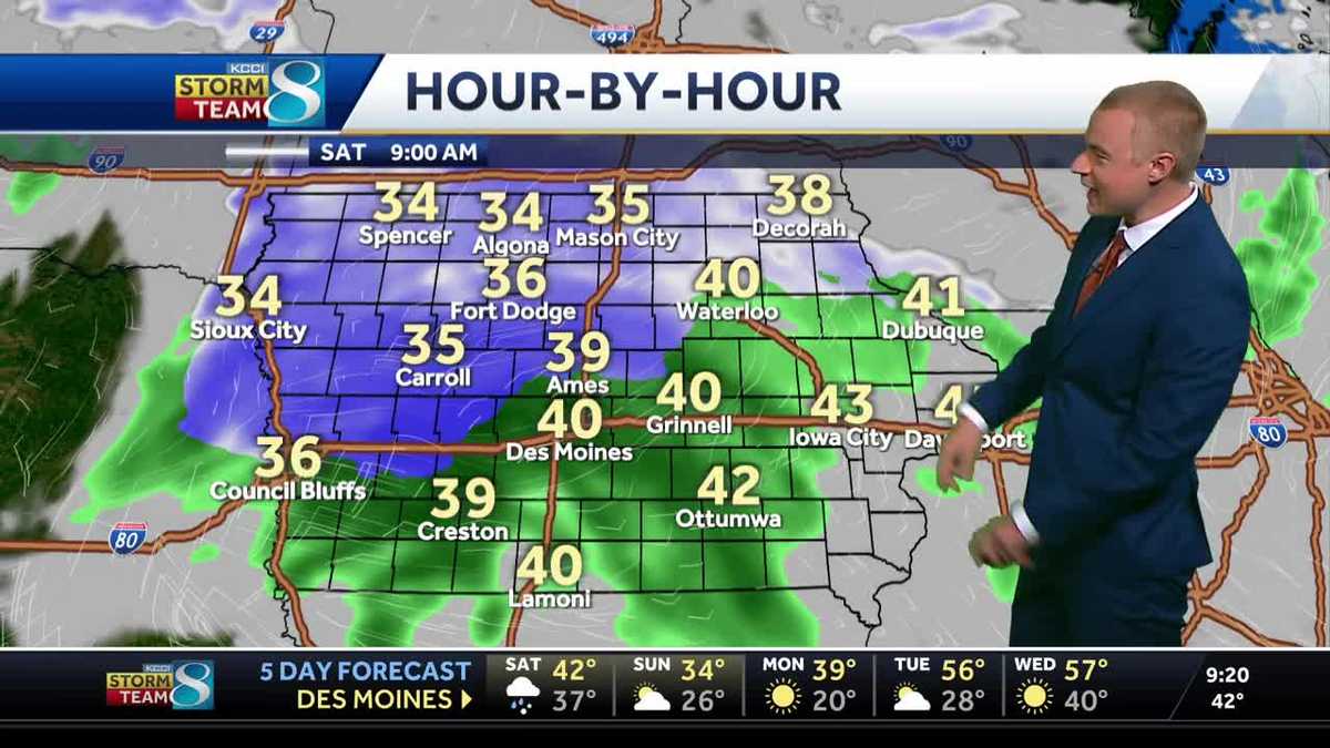 Des Moines weather: winter blast will bring some snow, ice chances to ...