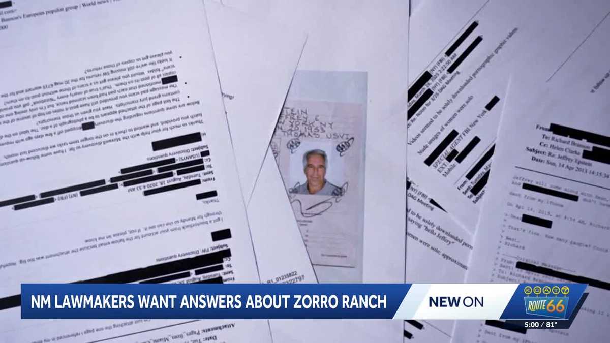 New Mexico lawmakers want answers about what happened at Epstein's Zorro Ranch