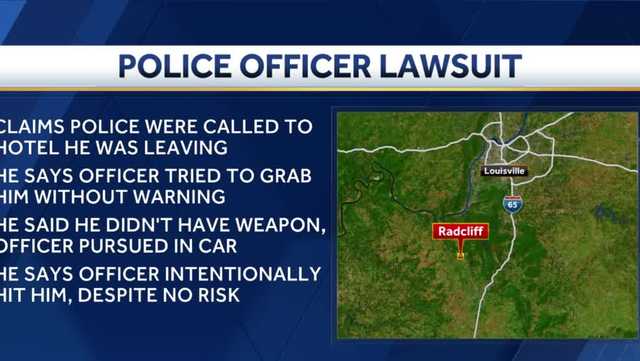 Radcliff man files federal lawsuit against policeman he says ran over him - Vimarsana News