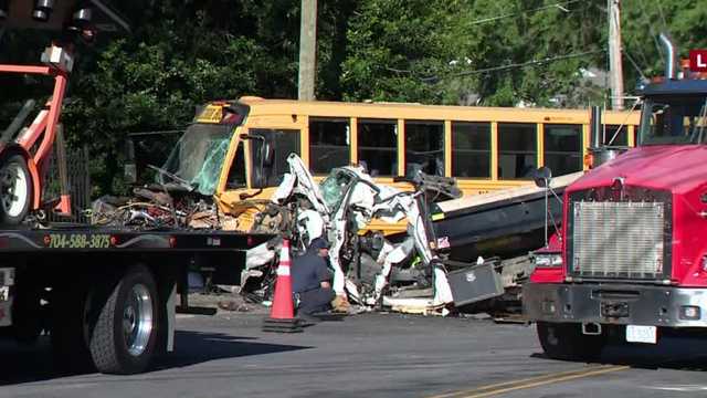 Charlotte: Multiple injuries reported in school bus crash - Vimarsana News