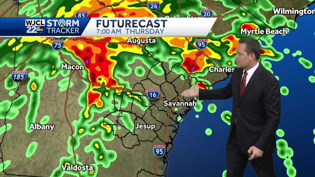 Strong Storms, Heavy Rain To Swipe Southeast Georgia And The Lowcountry