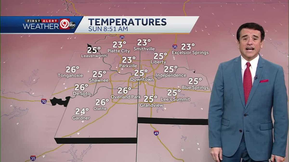 Another cold and breezy day Sunday