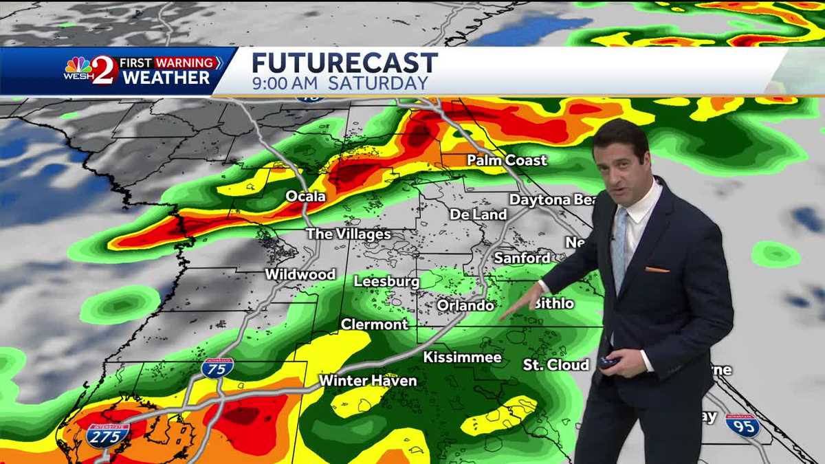 Strong to potentially a few severe storms Saturday!