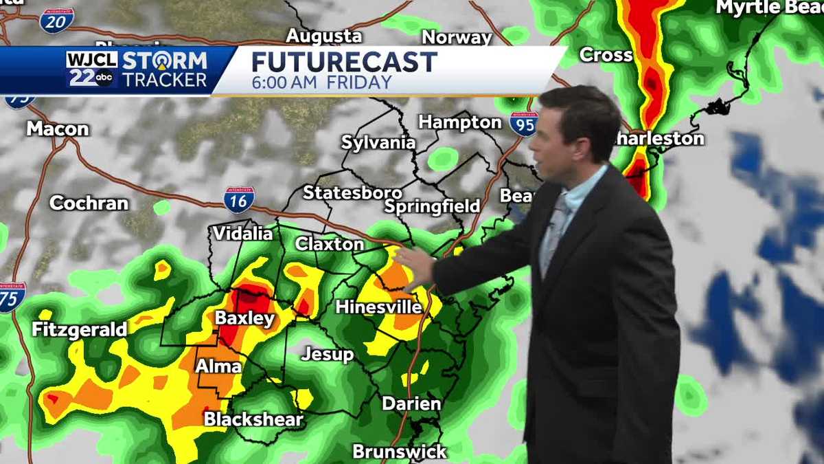 Mainly dry today but rain will be likely by Friday - WJCL