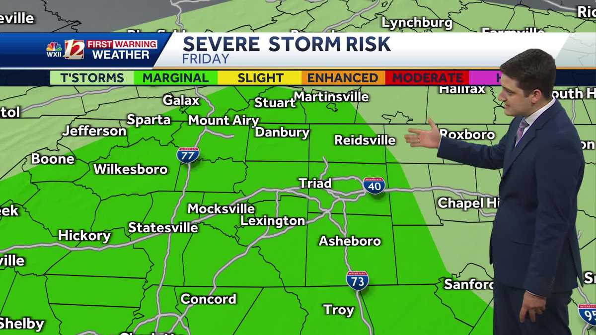 Severe storms & flash flooding possible Friday PM, cooler weekend