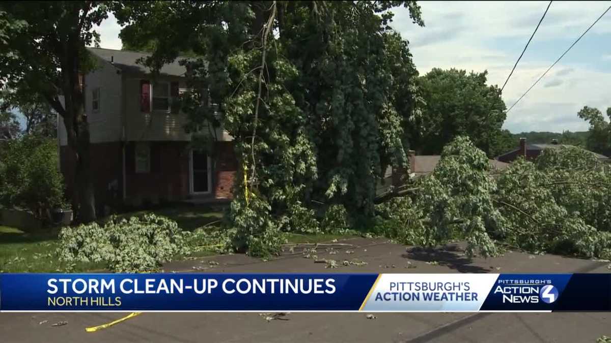 Storm Cleanup Continues In Pittsburgh's North Hills