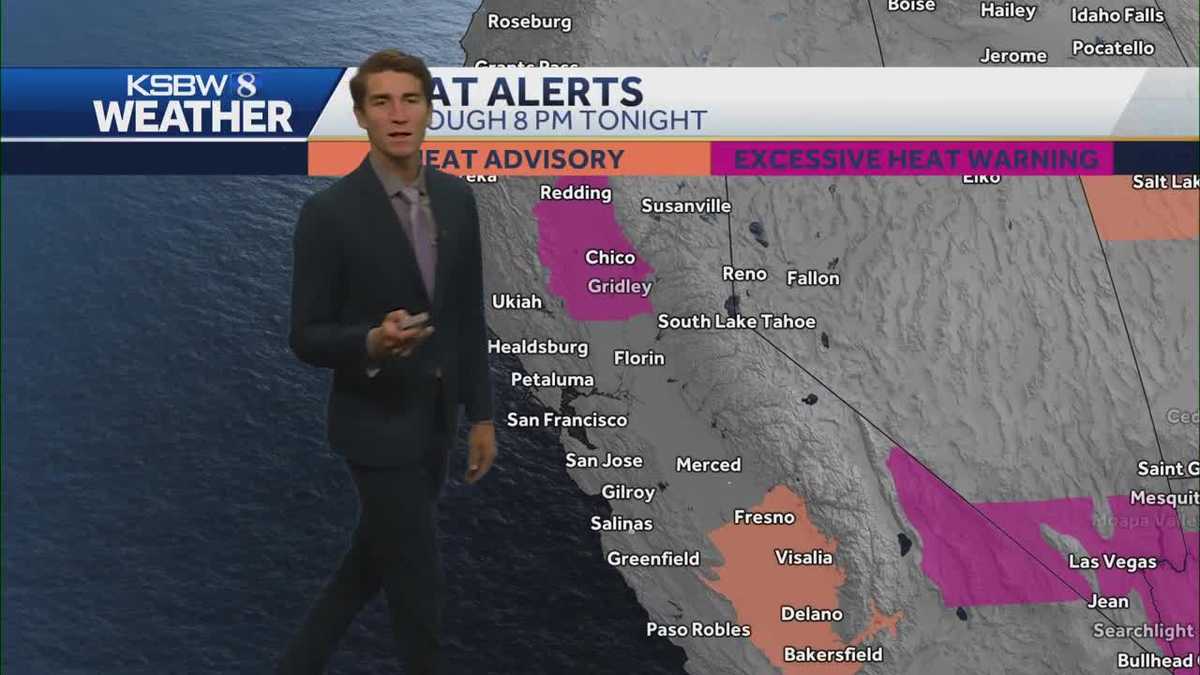 Cloudy skies near the coast, cooler temperatures expected inland