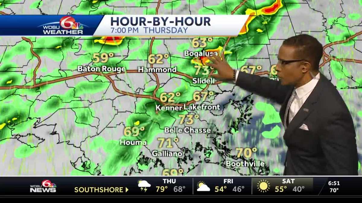 A severe weather risk for Thursday