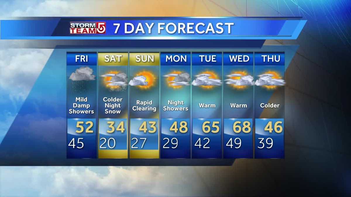 Video: Snow in forecast this weekend