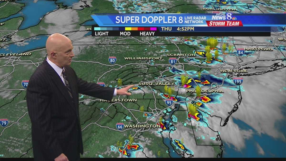 Joe Calhoun's forecast Temps cool down tonight