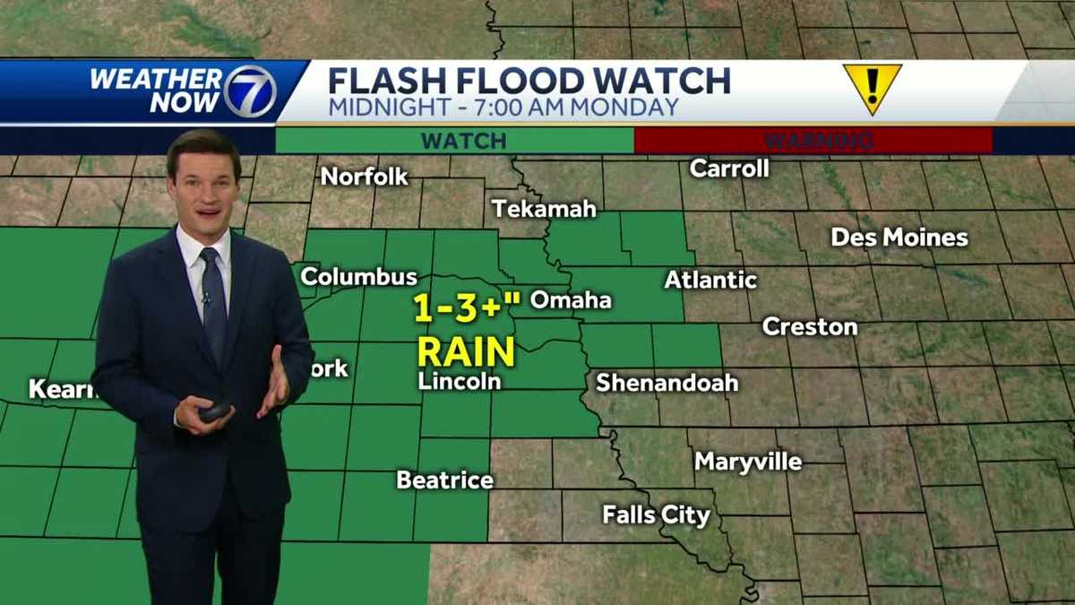 Mainly dry evening, more storms and heavy rain likely overnight