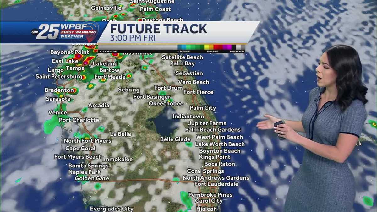 Tracking coastal showers across South Florida