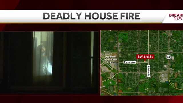 One person killed in south Des Moines house fire - Vimarsana News