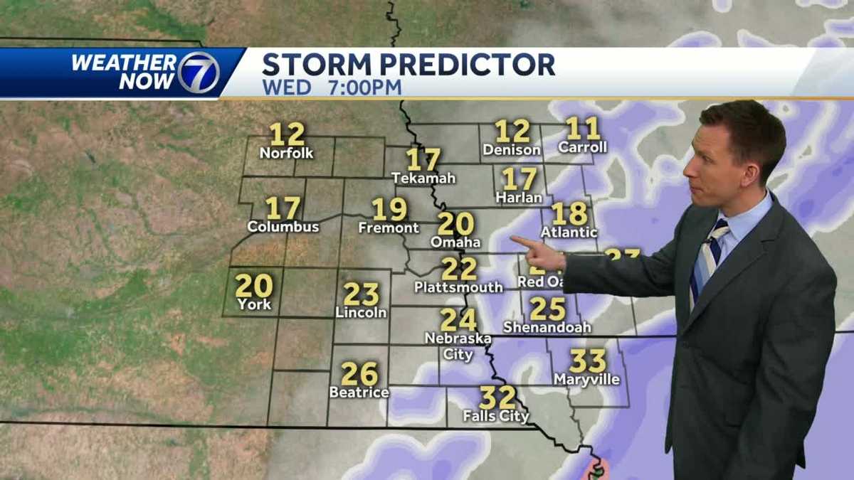 Turning very windy, colder late Wednesday with rain, snow