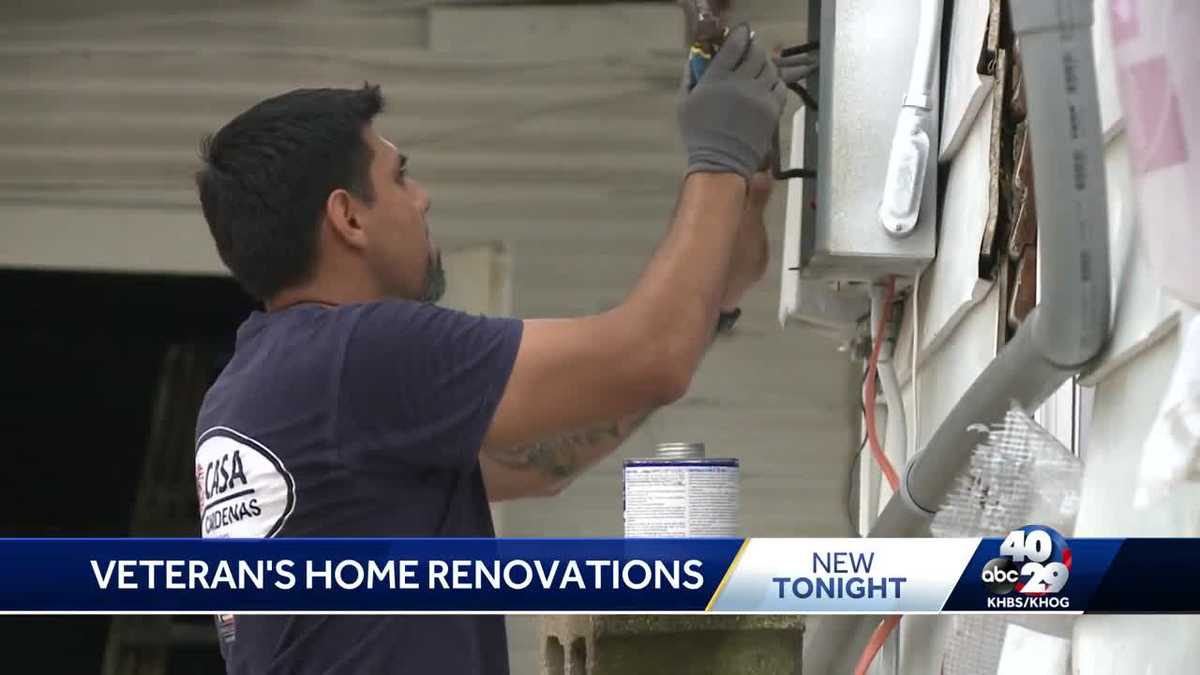 Community renovates veteran's house in Fort Smith