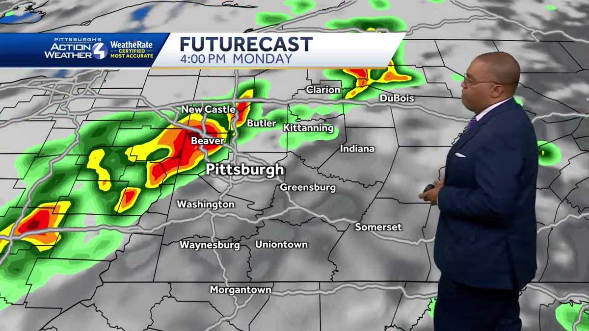 Impact Day Monday: late-day rain and storms for Western PA