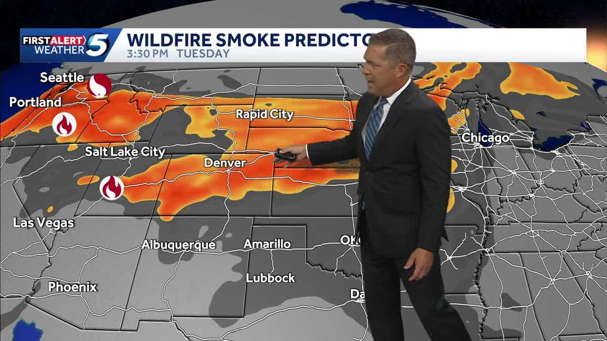 Wildfire smoke from Pacific Northwest reaches Oklahoma, with more haze possible