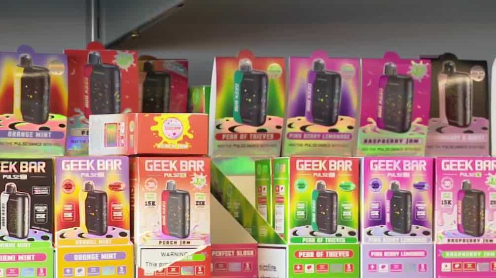 Half of Nebraska's vape selection removed as registry takes effect