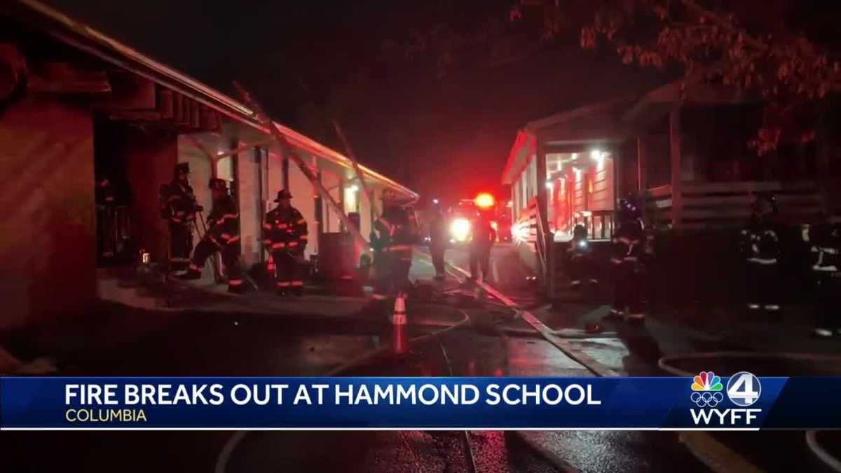 Columbia: Hammond School fire contained