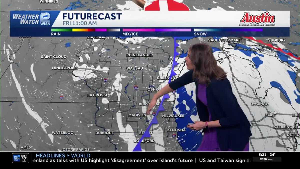 Snowy & Slippery Morning Rush for SE Wisconsin