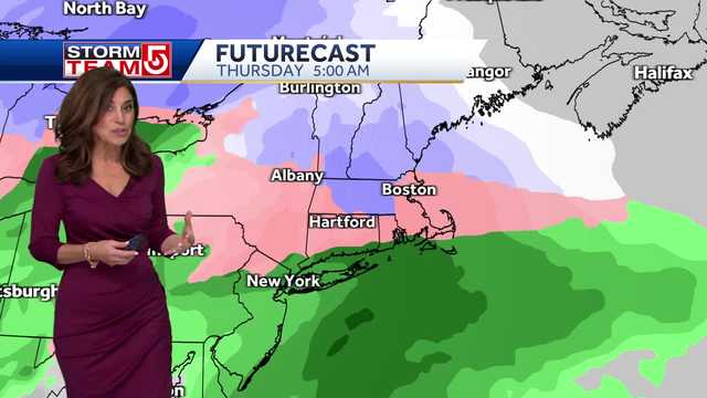 Video: One of 3 storm systems bringing burst of snow