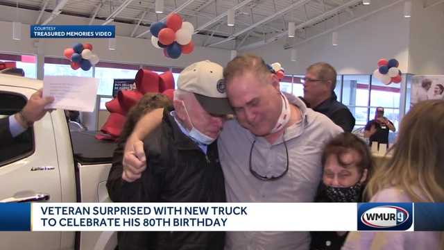 Plymouth veteran surprised with new truck to celebrate 80th birthday - Vimarsana News