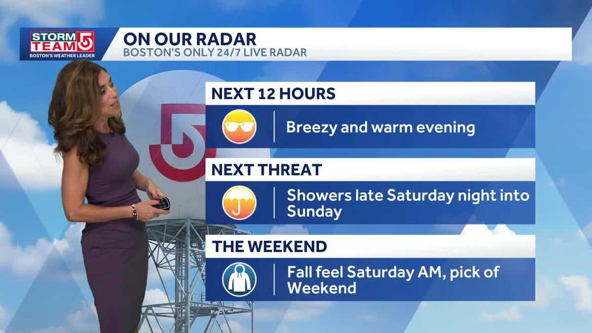 Less humidity, cool weekend mornings