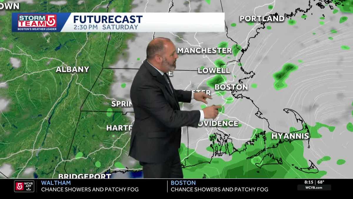  Weekend showers, warmer Monday