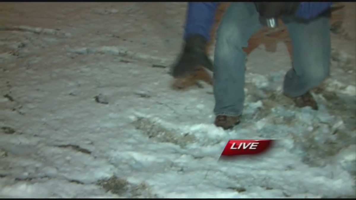 Snow in Sallisaw, Oklahoma