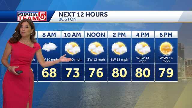 Video: Sunny and warm after cloudy start