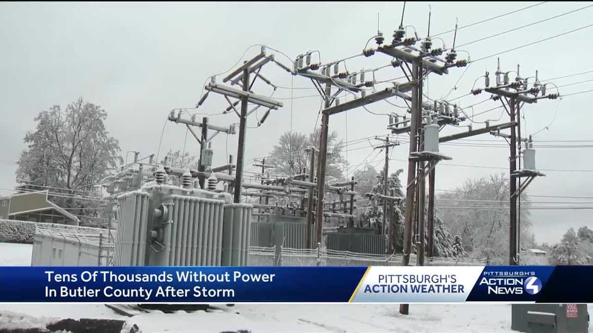 First snowstorm of winter knocks out power to thousands in Western ...
