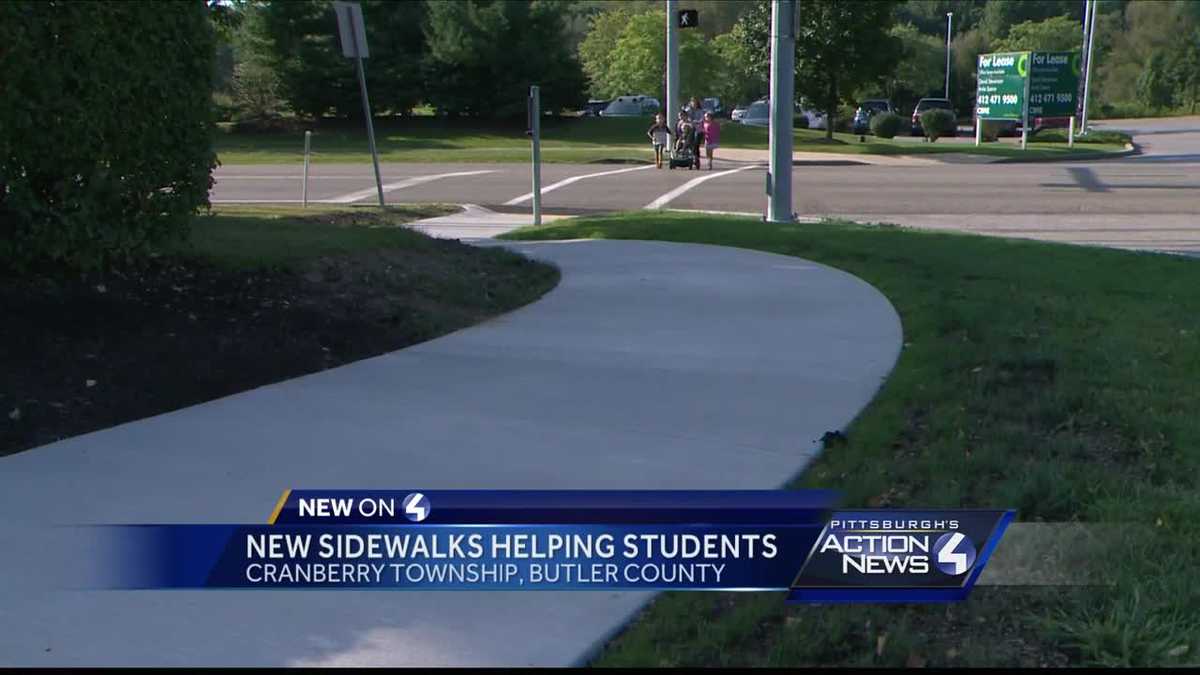 New sidewalks helping students get to school