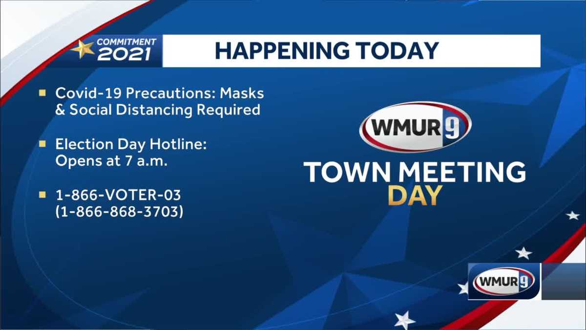 Many NH towns holding elections, meetings Tuesday