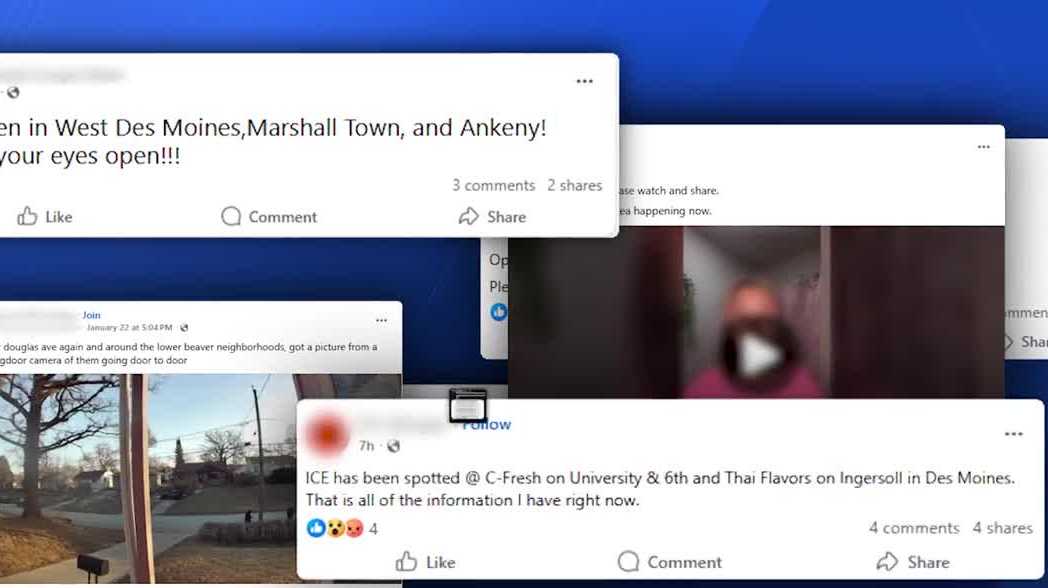False ICE rumors stir fear in Des Moines community