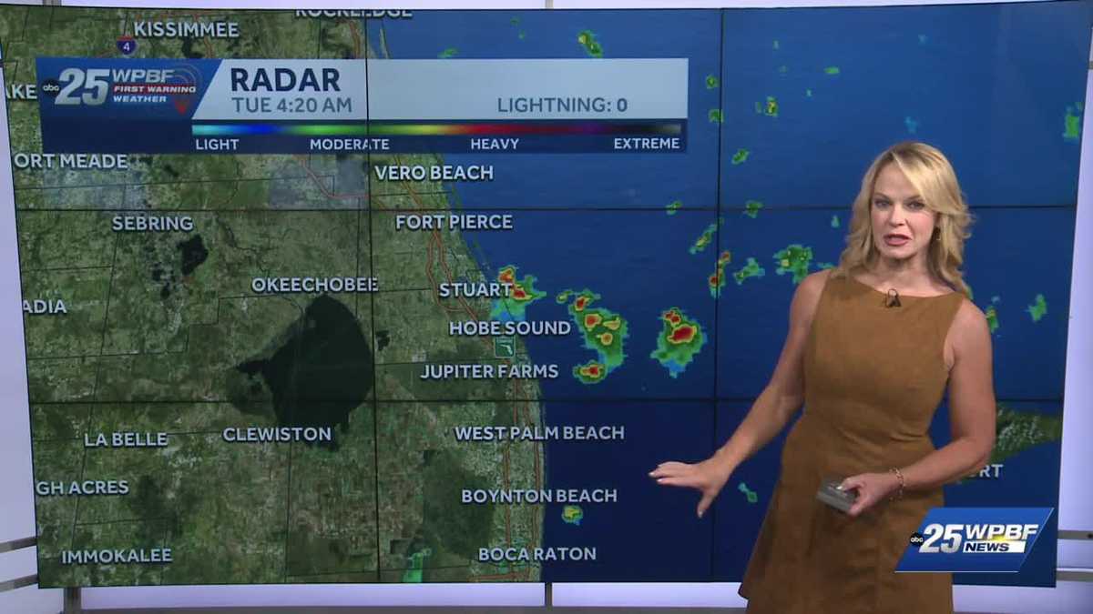 Humid with PM Storms for South Florida