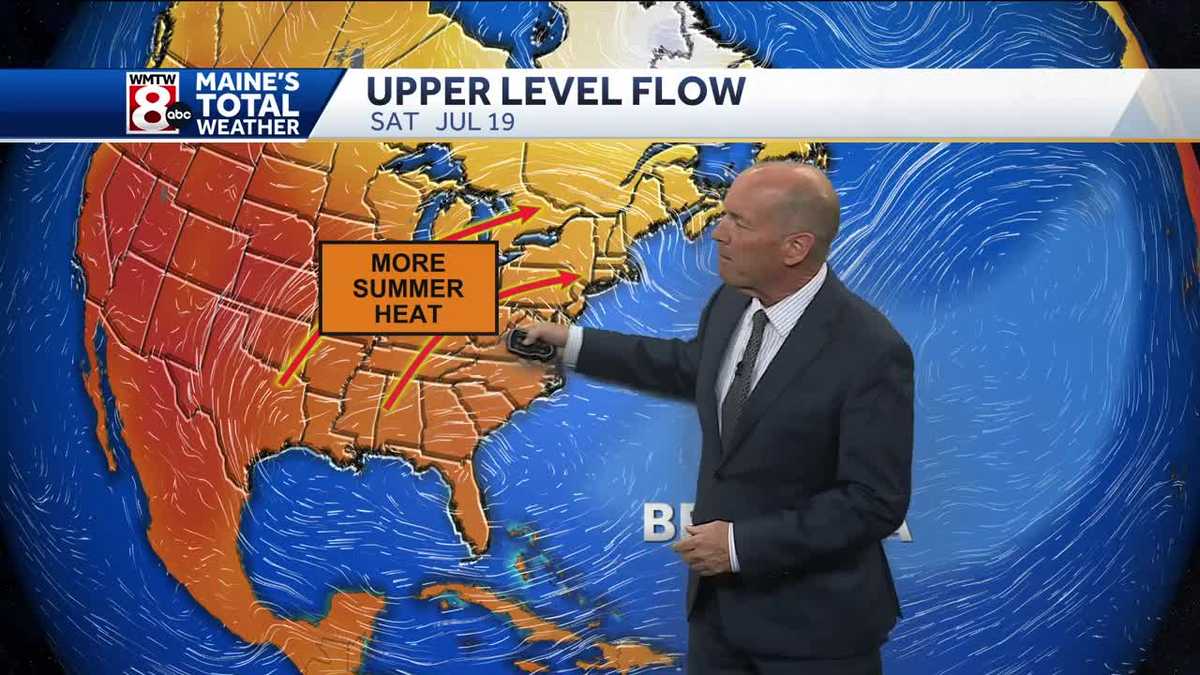 Heat and humidity return midweek