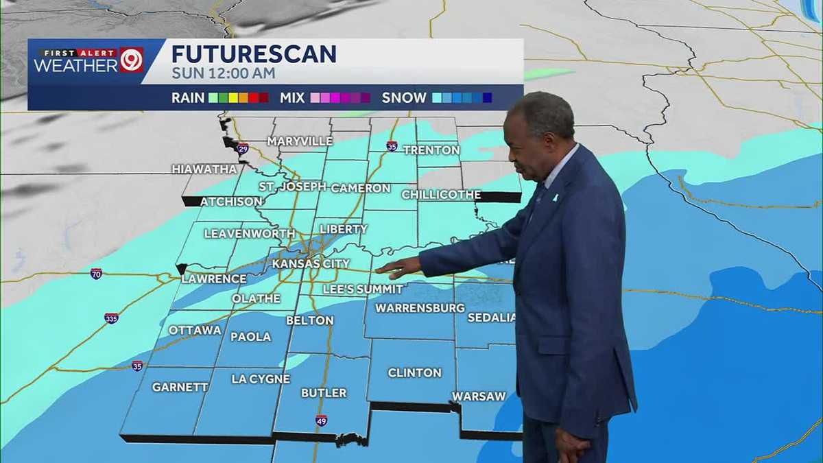 WEATHER BLOG: Light to moderate snow to continue for Kansas City | Here's when it's expected to end: