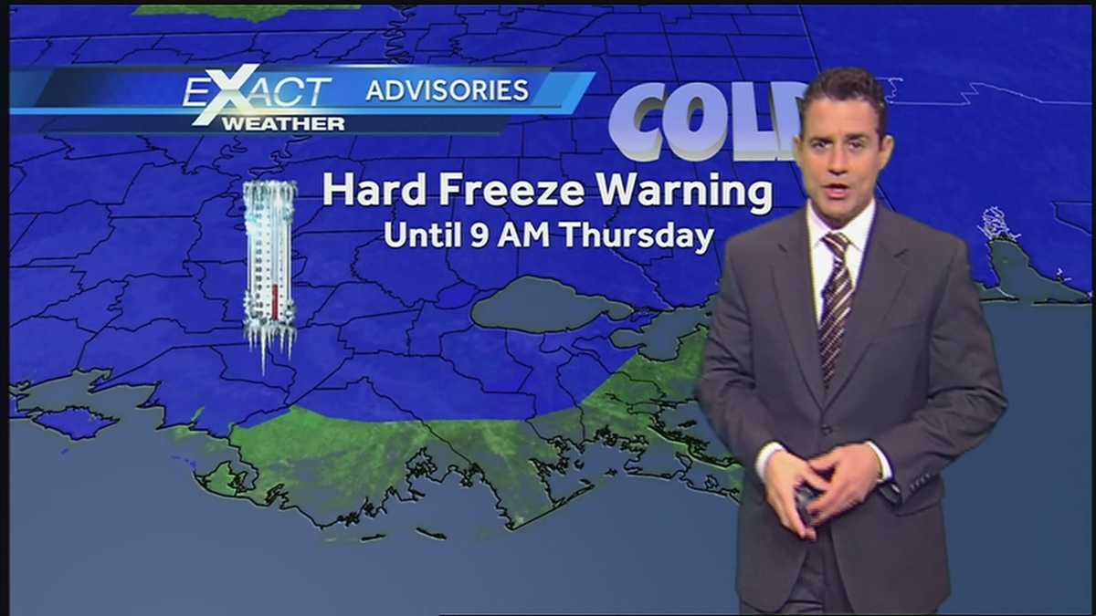 Hard freeze warning in effect