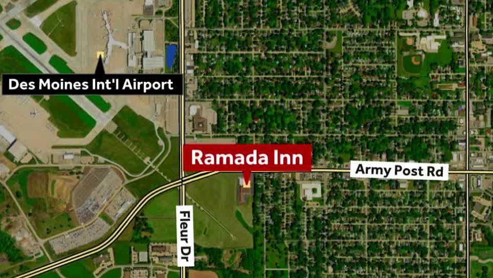 One person killed, one injured in shooting at Des Moines hotel