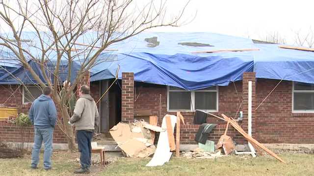 Clark County neighbors begin to cleanup after possible EF1 tornado blows through small town - Vimarsana News