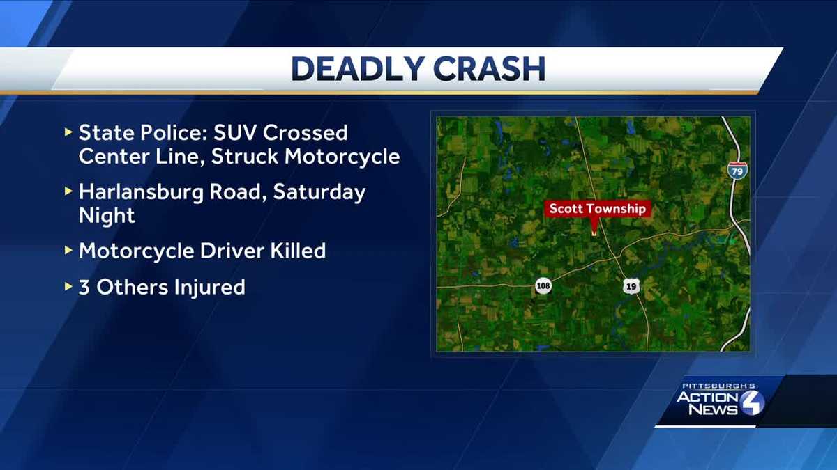 Lawrence County crash involving motorcycle kills 1, injures 3